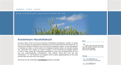 Desktop Screenshot of freeware-haushaltsbuch.de